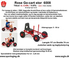 Rose Go-Cart 6008 Tilbud