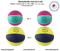 Basketbolde med lyd