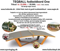 TEQBALL Fodboldbord One  Tilbud