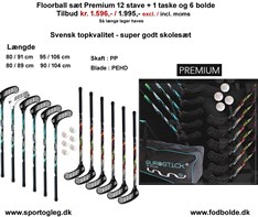 Floorball sæt Premium Tilbud