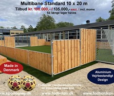 Multibane Standard 10 x 20 m Dansk Produceret