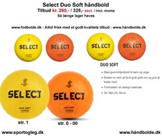 Select  Duo  Soft  Håndbolde  Micro , Mini  og Lilleput